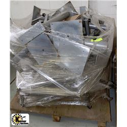 PALLET WITH MIXED LEGS HIGH AND LOW