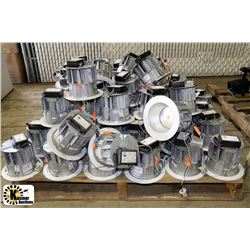PALLET OF 63 LED RETROFIT POT LIGHTS