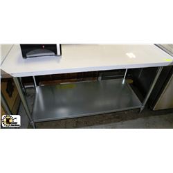 ME17-NEW STAINLESS STEEL TABLE 30" X 60"