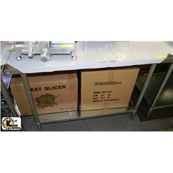 ME3-NEW STAINLESS STEEL TABLE 30"X 48"
