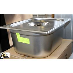 ME8-NEW 6" DEEP HALF SIZE INSERT WITH LID