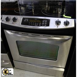 GE CERAMIC TOP BUILT IN RANGE