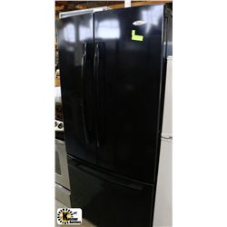 WHIRLPOOL BLACK FRENCH DOOR FRIDGE