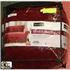 Image 1 : SUREFIT 3PC SOFA SLIP COVER SET (74"X94") GARNET