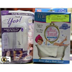"YES" ELECTRIC RECHARGABLE HAIR REMOVER & TURBIE
