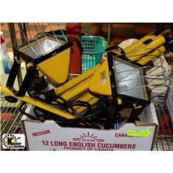 DUAL HALOGEN WORK LIGHT WITH TRIPOD