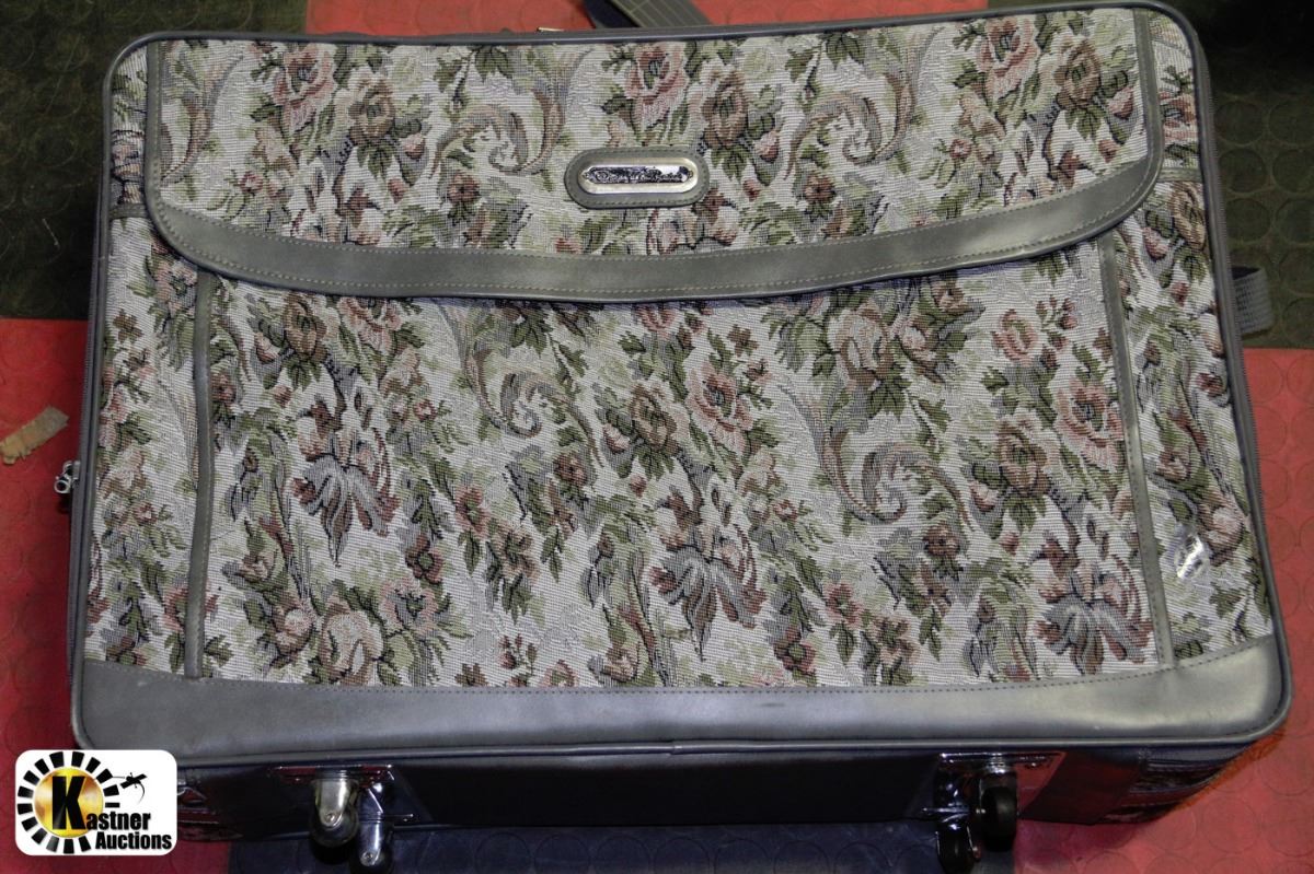 oscar de la renta luggage vintage