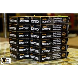 2 BUNDLES OF 6 STANLEY BOSTITCH STANDARD STAPLES