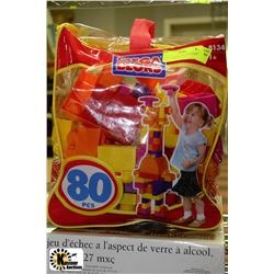 BUILT FOR LIFE MEGABLOKS SET WITH CARRYING BAG