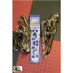 BBK EQUAL LENGTH HEADERS (2) AND GASKETS FOR THEM