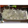 Image 1 : BOX OF CRYSTAL WINE GLASSES