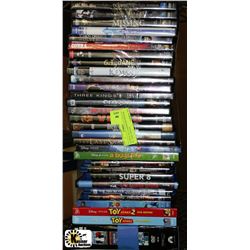 BUNDLE OF 12 ASSORTED DVD`S & BLU RAY MOVIES