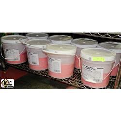 8 BUCKETS OF CORAL BUT-R-CREAM ICING.EXPIRED &