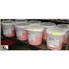 Image 1 : 8 BUCKETS OF CORAL BUT-R-CREAM ICING.EXPIRED &