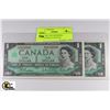 Image 1 : N) GEM UNC 1967 GP PREFIX CENTENNIAL $1 NOTE X2
