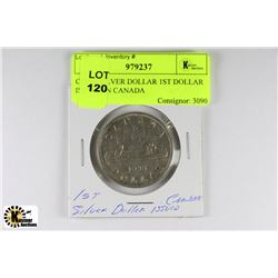 C) 1935 SILVER DOLLAR 1ST DOLLAR ISSUED IN CANADA