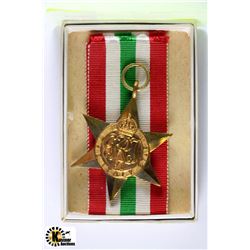 G) 1945 WWII ITALY SERVICE STAR NEW IN BOX
