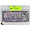 Image 1 : Q) HIGH GRADE 1954 $10 NOTES