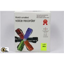 WORLDS SMALLEST VOICE RECORDER