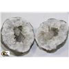 Image 2 : LARGE KEOKUK GEODE PAIR FROM IOWA SPECIMEN 6