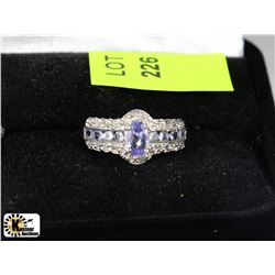 TANZANITE & DIAMOND RING