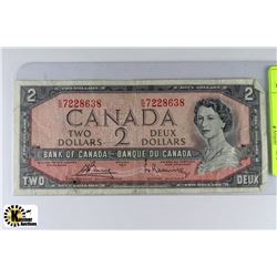 1954 CANADIAN $2 BILL