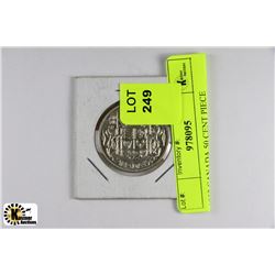 1952 CANADA 50 CENT PIECE
