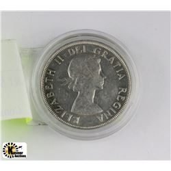 1956 CANADIAN 50 CENT SILVER COIN
