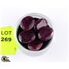 Image 1 : #3 - LOT OF 5 NATURAL RUBY STONES 56CT TOTAL