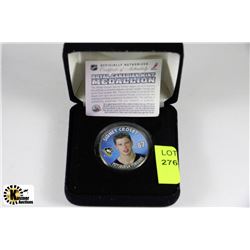 SIDNEY CROSBY OFFICIAL AUTHENTIC MEDALLION W/COA
