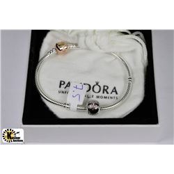 NEW AUTHENTIC PANDORA STERLING SILVER BRACELET W/