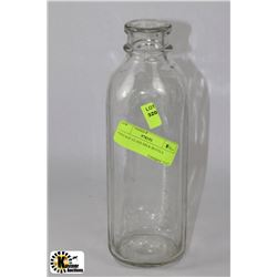 VINTAGE GLASS MILK BOTTLE