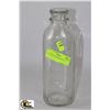 Image 1 : VINTAGE GLASS MILK BOTTLE