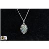 Image 1 : CIRCA 1930'S ABALONE SHELL .925 SILVER PENDANT W/