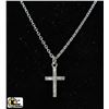 Image 1 : VINTAGE FORSTNER .925 SILVER CHAIN & CROSS PENDANT