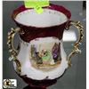 Image 1 : 3 HANDLED LOVING CUP ANTIQUE DEATH OF KING LEAR