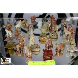 35 STONE CARVINGS FROM PERU