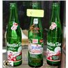 Image 1 : 3 VINTAGE MOUNTAIN DEW AND 7-UP BOTTLES