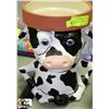 Image 1 : BESSIE THE COW 7" POT 11" TALL