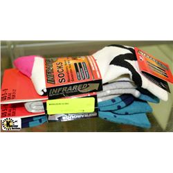 3PACK OF WOMENS INFRARED SOCKS