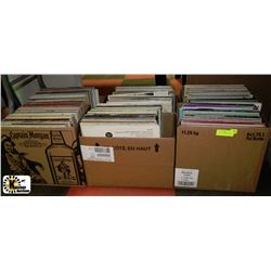 6 BOXES OF ASSORTED RECORDS