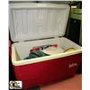 Image 1 : IGLOO COOLER W/CAMPING SUPPLIES