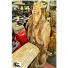 Image 2 : CHAINSAW CARVING VIKING & DRAGON W/BENCH