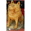 Image 1 : CHAINSAW CARVING WOLF 30"H