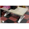 Image 1 : SHOWHOME 2 TONE RUSTIC STYLE COFFEE TABLE