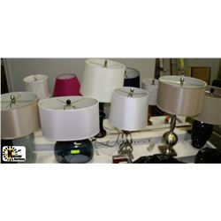 SHOWHOME COLLECTION OF 12 ASSORTED LAMPS