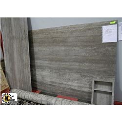 DESIGNER STONE PANELS TRAVERTINE SHOWER PACKAGE