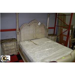 KINGSIZE BED FRAME WITH NITE TABLES