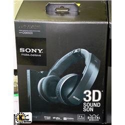 SONY 3-D WIRELESS HEADPHONE SET