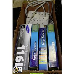 BOX OF SURGE PROTECTOR POWER BARS